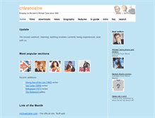 Tablet Screenshot of citizencaine.org